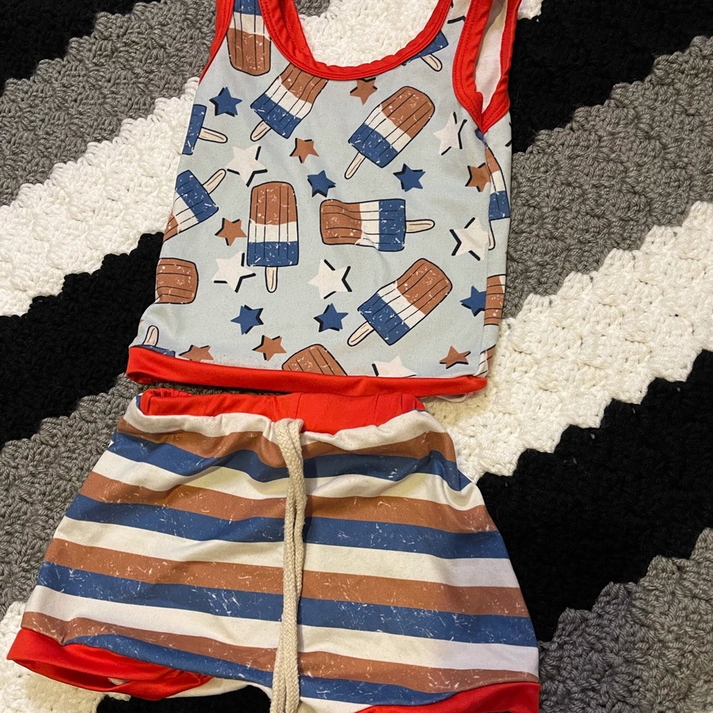 Baby Boy 4th of July outfit